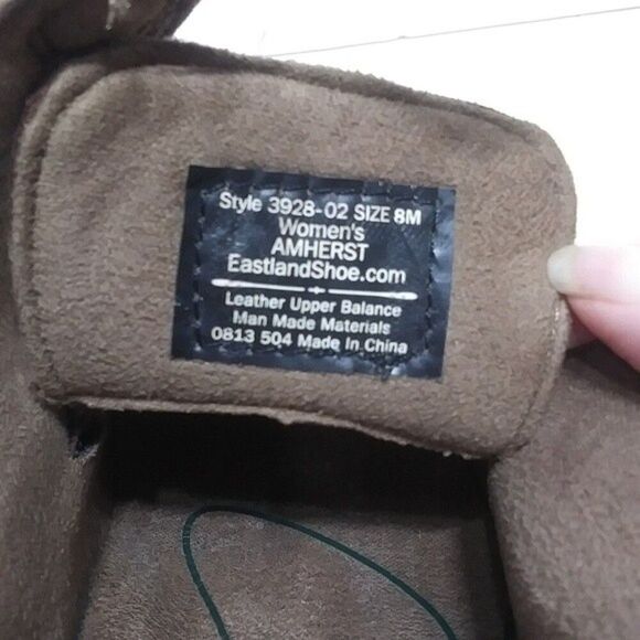 Eastland Amherst Monk-Strap Loafers, Dark Brown Leather, Chunky Sole, Womens 8 - Picture 7 of 10